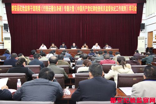 观看《打铁还需自身硬》专题片 深化学习监督执纪工作规则条例